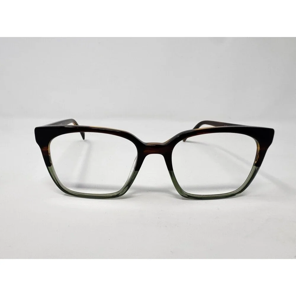 Warby Parker Hughes M 723 Eyeglass Frames Only 52-17-140 Brown Green